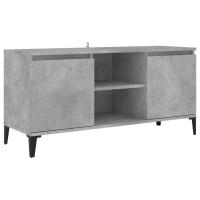 vidaXL Mueble de TV con patas de metal 103,5x35x50 cm, Mueble de Salon, Mueble TV, Mueble TV salon, Mesa de TV, Mueble tele - details 1