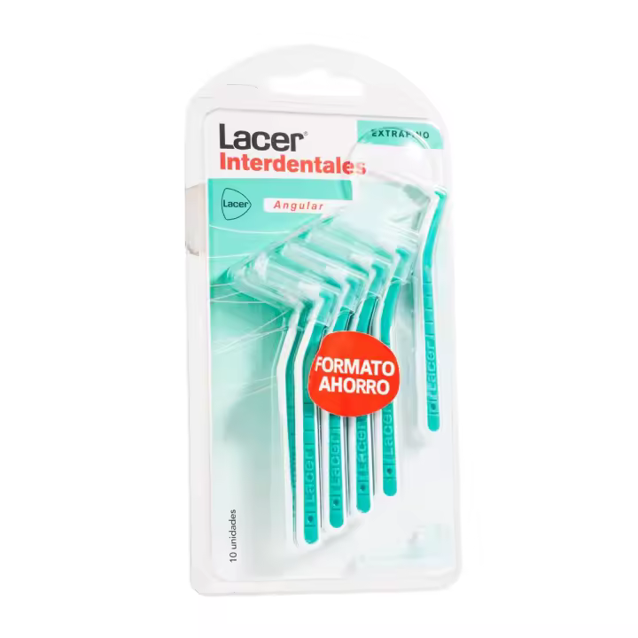 Lacer cepillo interdental angular extrafino 10 unidades - 1