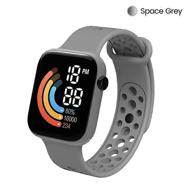 Niños Reloj electrónico ajustable Correa de silicona impermeable Relojes para niños - 1