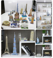 Modelo De Puzzle 3D DIY De Papel De Attraction Mundial Juguete Educativo Para Niños Desarrollo Inteligente Construcción Unisex - details 16