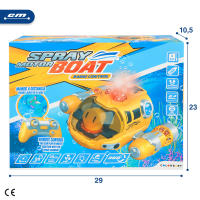 COLORBABY - Submarino teledirigido, 5 km/h, 25 m, Rotación 360º, Con luces de colores y spray de agua, 2.4 GH.z, mando sumergible, juguete acuático, juguete para el agua, regalo para niños, +6 años, radiocontrol, barco eléctrico control remoto - details 6