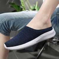 Zapatos Casuales De Malla Para Hombre Verano Transpirables Media Zapatos Comodidad Interior Exterior Parejas Moda Planos Antideslizantes Tamaño True Fit - details 13