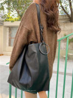 Bolso De Hombro Para Mujer Grande Y Versátil Bolso De Mensajero Suave De Gran Capacidad Bolso De Moda Bolso De Mano Urban Simplicity Negro - details 8