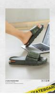 Zapatillas De Verano Para Hombre Suaves Y Cómodas Con Velcro Air Cushion Zapatos Casuales De Un Término Para Interior - details 17
