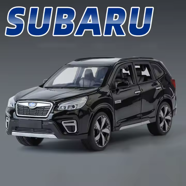Modelo De Coche De Escala Subaru Forester SUV De 1:30 En Aleación De Metal Con Sonido Y Luz Vehículos Off-road Para Niños Regalos - 1