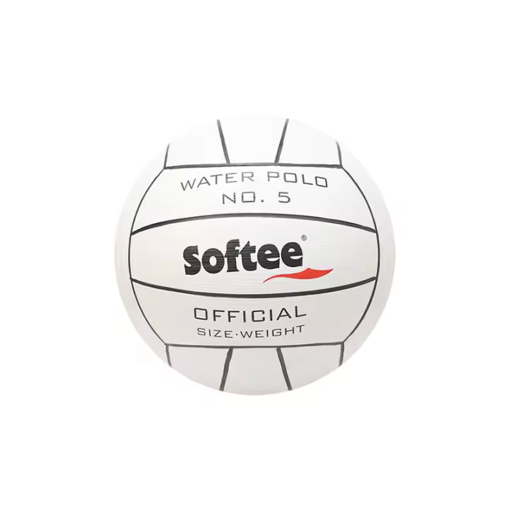 Balón Waterpolo Softee | Tamaño y Peso Oficial | Blanco - 1