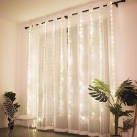Cortina De LED 6M Para Ventana Con Alimentación USB Y Control Remoto Decoración Navideña Con Luces Faeiry Festoon - details 5