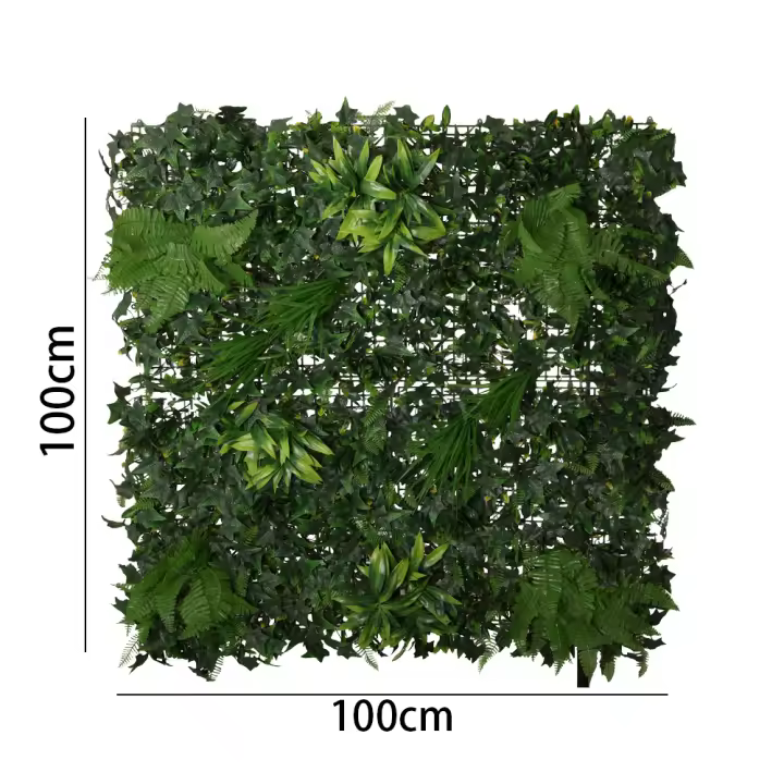 Poenia Arte Floral - Jardín Vertical Artificial 50cm*50cm - REF 631095 - Decoración Duradera - 1