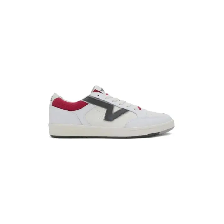 Zapatilla Hombre Vans Lowland Blanca Rojo - 1