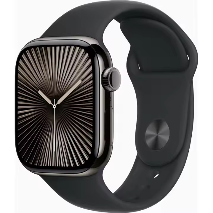Apple Watch Series 10 GPS Celular 42 mm Ca Correa deportiva de color con placa de titanio - Talla S/M - 1