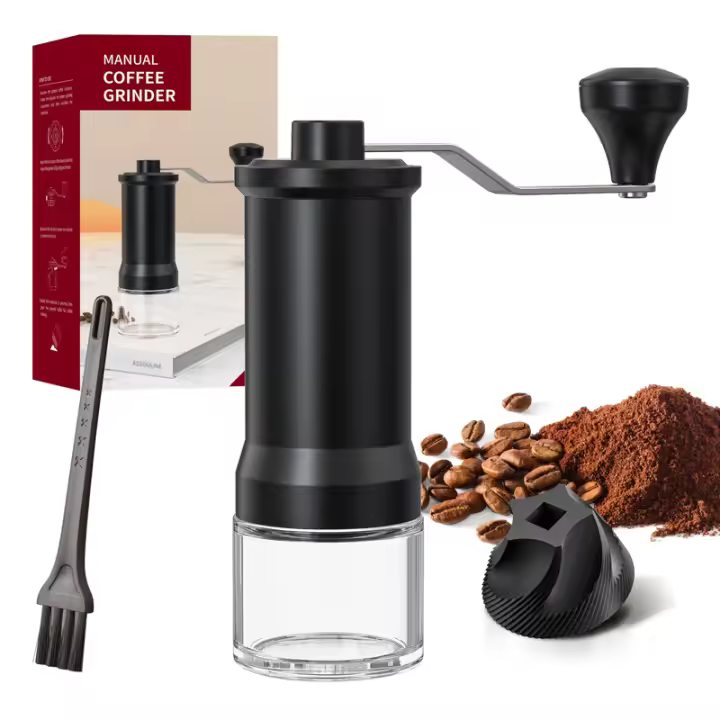 Molino de Café Kolitong para Hand Drip y Expreso | Modos Profesionales Duales · 30 Grados Ajustables · Cuchillas Silenciosas de Inoxidable | Eléctrico, Recargable USB y Portátil para Hogar y Viaje KMDJ-D - 1