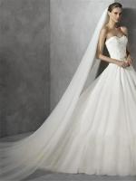 Velo De Novia Elegante Con Peine 3 Metros 1 Capa/2 Capas/3 Capas Blanco/Ivory Simplicidad Vestido De Novia Accesorios De Boda - details 6