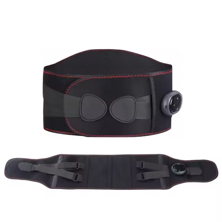 Masajeador De Lumbar Inalámbrico Jinkairui Con Calor Y Vibración Cinturón De Masaje Para Espalda Y Abdomen Soporte De Tracción Lumbar Alfombrilla Calentadora - 1