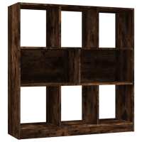 vidaXL Estantería madera contrachapada 97,5x29,5x100 cm Blanco, Negro, Roble Sonoma Mueble Almacenaje Estantería para Oficina, Estudio, Dormitorio Estantería/Librería/ mueble de Almacenamiento - details 2