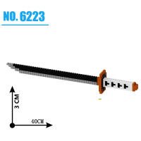 Bloques De Construcción Samurai 480Pcs Ninja Katana De Anime Japonés Con Hoja De Mariposa Juguetes Para Niños Y Adultos Bricks De Plástico Micro Bloques Auto-Desbloqueables - details 7