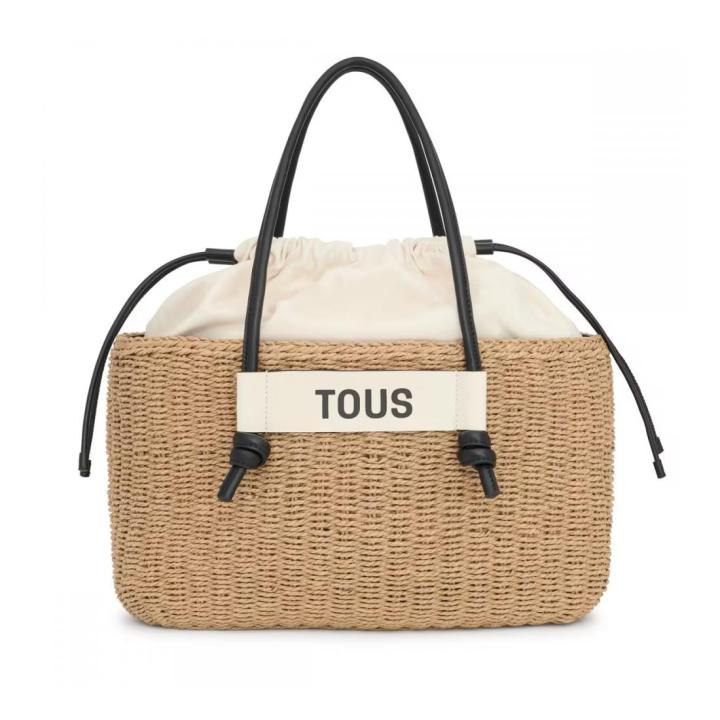 TOUS 395901569 CAPAZO L. SCOUBIDOU NATURAL-NEGRO 2001716959 TOUS - ACCESORIOS 395901569