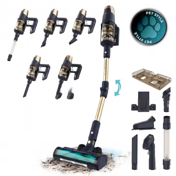 Cecotec Aspirador vertical BLDC Conga Rockstar 10500 Solar AquaPet Flex - 1