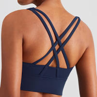Sujetador De Yoga Para Mujer Deporte Fitness Ciclismo Transpirable Secado Rápido Cross Back De Alta Calidad - details 5