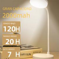 Lámpara De Mesa Recargable USB Con 3 Modos De Brillo Iluminación Nocturna LED Protección Ocular Para Lectura Y Decoración De Habitación - details 2