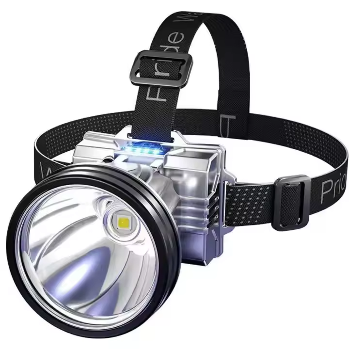 Lámpara Recargable Con Cargador Recargable Luz De Mano Potente Linterna LED Para Camping Alta Potencia Linterna LED Resistente Al Agua - 1