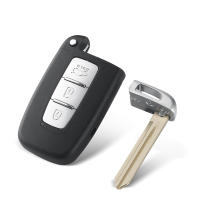 Carcasa De Llave Inteligente KEYYOU Para Coche 2/3/4 Botones Para Hyundai IX35 Sonata 8 Elantra Y Kia K2 K5 Sportage Forte Repuesto ABS - details 3