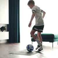 Nueva Alfombra De Fútbol Para Entrenamiento En Casa Antideslizante Y Reducción De Ruido Alfombra De Juego De Fútbol Para Niños Material PVC - details 4