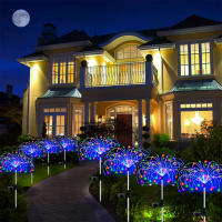Luz De Jardín Solar LED Impermeable Con 8 Modos De Fuegos Artificiales Para Paisaje Jardín Decoración De Navidad Y Fiesta - details 3