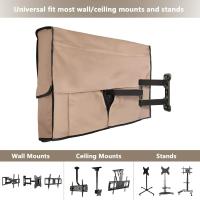 Cubierta Impermeable Para TV Al Aire Libre Tamaño 28-32 Pulgadas Color Caqui Cubierta Antipolvo Para Pantalla Plana De TV - details 2