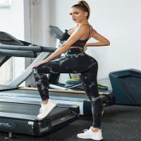 Leggings De Yoga Para Mujer Con Cintura Alta Y Estampado De Encaje Talla Grande Elástica Y Levantadora De Glúteos - details 1