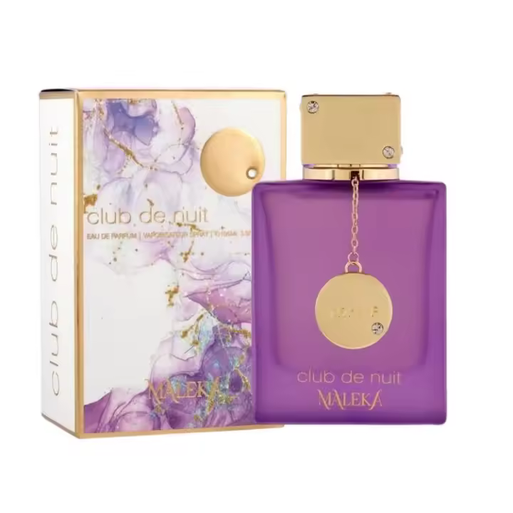 Perfume árabe Maleka Club de nuit  Armaf 100ml,Fragancia femenina floral, ligera, fresca, veraniega, Perfume oriental ,lujoso, único, Olor duradero , Empaque bonito NOVEDAD ARMAF - 1