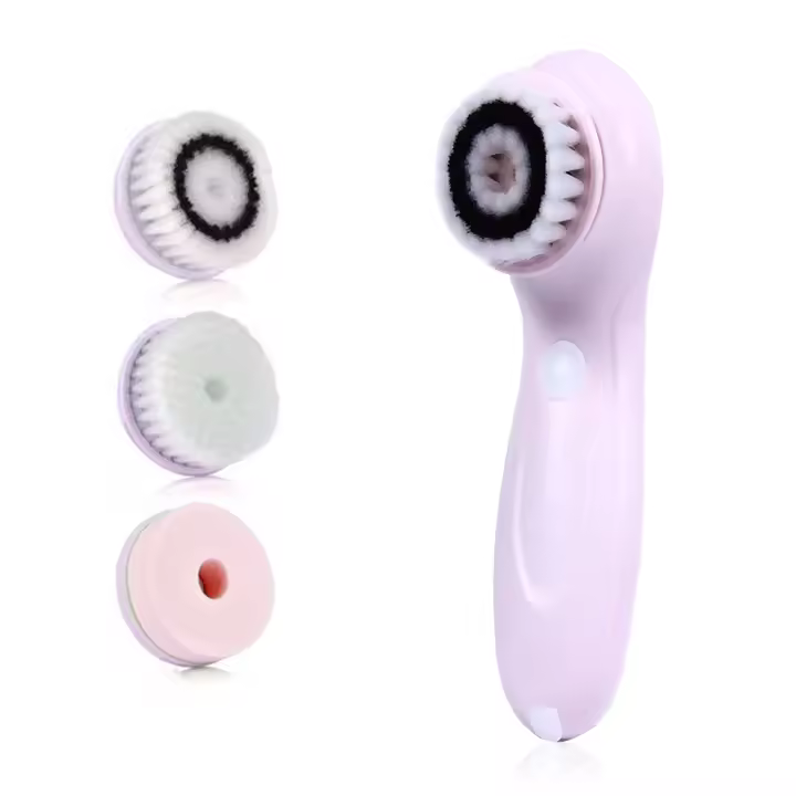 DAM. Cepillo 3 en 1 limpiador facial, exfoliante, desmaquillante. Recargable. 6x7,5x17 cm - 1
