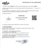 FABRILAMP Ventilador Dc Tridente 59w Blanco 4aspas Desplegables.107CM 6980lm Regulador de intensidad Remoto+temporizador+memoria 3000-4000-6000k Mandos y dos tijas de 12,5 y 20 centímetros incluidos,COLOR BLANCO Calidad Garantizada - details 2