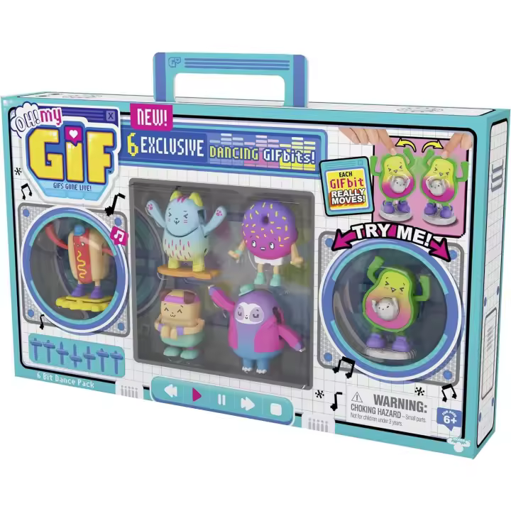 Oh My GIF - Pack de 6 figuras - Coleccionable - Mini figuras - Regalo original -  Edad recomendada mayores de 6 años - Famosa - 1