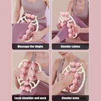 Rodillo De Masaje Redondo Portátil Para Cintura Y Musculos Abdominales Herramienta De Masaje Para Celulitis Clip De Pierna Para Aclarar El Meridiano - details 7