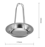 Asador de Pollo Vertical Acero inoxidable Para Horno Barbacoa , Soporte para Asar Pollo en Casa y Camping, Montaje Facil Diseño Practica Estructura Estable - Maxia Market - details 0