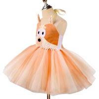 Vestido De Princesa Azul De Anime Para Niñas 80-150cm Disfraz De Cumpleaños Y Performance En Escenario Ropa De Cosplay De Bluey - details 5