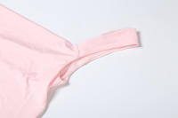 Vestido De Vacaciones Nibber Con Cuello Cuadrado Y Espalda Descubierta Para Mujer Sin Mangas Decorado Con Lazo Vestido Sexy De Fiesta En La Playa Vestido De Cuerpo Entero De Polyester Y Spandex - details 14