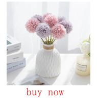 7 Ramas De Flores Artificiales Con Hierba Plástica Para Decoración De Boda Hogar Jardín Vaso Fotografía Interior Bonsái Plantas Falsas - details 0