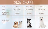 Nobleza Manta Suave de Felpa para Perros Gatos y Otras Mascotas Lavable Color Marrón - details 1