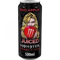 MONSTER BAD APPLE- Bebida Energética - LATA 500ML - PACK 24 ó 8 Unidades (NACIONAL - ESPAÑA) - details 0