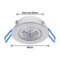 Downlight LED RGB Dimmable 3W 16 Colores Cambiantes Iluminación Revestida Retrofits Con Control Remoto AC85-265V Lámpara De Techo - details 2