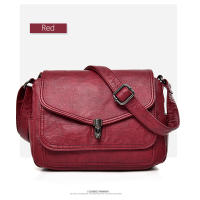 Bolsos de hombro de cuero suave Vintage para mujer, bolsos de lujo, paquete de diseñador, bolso cruzado pequeño, 2021 - details 8