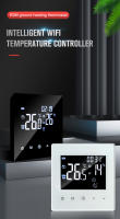 SOMY Termostato de pared para caldera de gas, control de temperatura inteligente, programable, 3A, negro - details 0