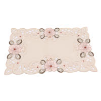 Mantel Rectangular Bordado Con Flores Huecas Pastoral Tapete De Mesa De Tela De Poliéster Y Algodón Impermeable Y Resistente Al Aceite Para Hogar Y Bodas - details 10