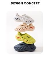 Sandalias De Verano Para Hombres EVA Suave Antideslizante Calzado Cómodo Con Agujeros Para Uso Casual Exterior - details 1
