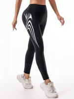Pantalones De Yoga Para Mujer Secado Rápido Letras Fitness Estilo Slim Para Correr Casual Verano Pantalones Largos De Pierna - details 1