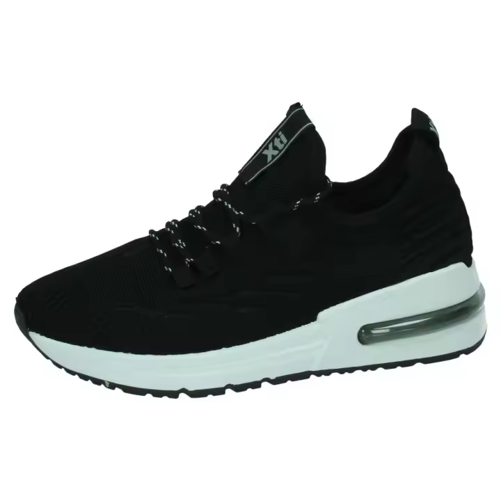 Deportivos marca XTI para mujer en color negro. DEPORTIVAS CÓMODAS - 1