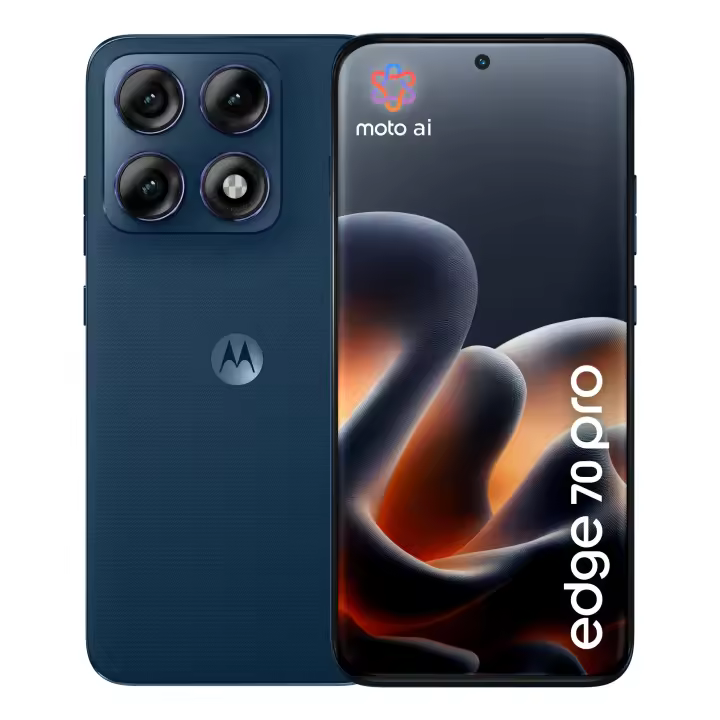 Smartphone Motorola MOTO EDGE 70 PRO 512 GB 12 GB RAM 6,78" 5G IP68 e IP69 Lector de huellas Dolby Atmos Azul - 1