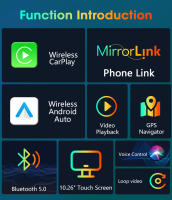 Cámara De Coche 4K Con Pantalla Táctil De 11.26 Pulgadas DVR Soporte Para Apple Carplay Y Android Auto Doble Lente Frontal Y Rear Black Box Accesorios - details 1
