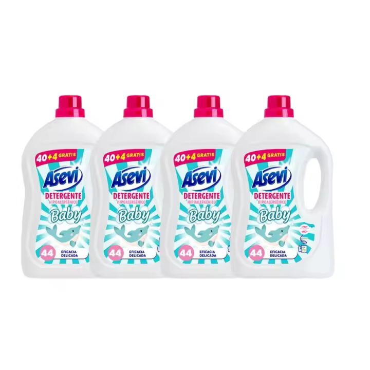 Pack 4- Detergente Asevi Baby - 40+4 Gratis - 1